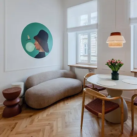 Apartman Colourful Siemiradzkiego Street - Centre Krakkó